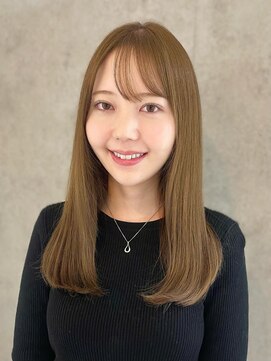 エアー 青山(AIR) 透明感カラーアッシュグレージュレイヤーカット髪質改善