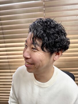 メンズショートパーマ