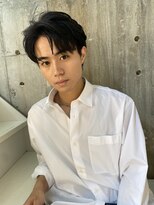 サイン メンズ 渋谷(SIGN men's)&nbsp;フェザーパーマダウンパーマニュアンスパーマセンターパート 