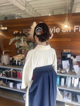 ラビアンフルール(La vie en Fleurs) 卒業式ヘアセット着付け