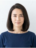 大人小顔ショートボブ/手入れ簡単30代40代