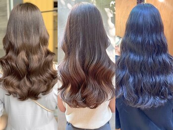 ジェノ(JENO by apish)の写真/垢抜け技術◎韓国コテ巻き風パーマがバズってます♪カラーも同時に施術できるほどダメージレスな施術！