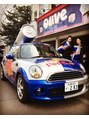 ヘアメイク オリーブツー(Hair Make OLIVE2) RedBull carまで来てくれております!