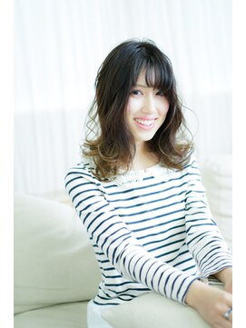 バース ヘアー デザイン(BIRTH hair design) 【中野ＢＩＲＴＨ】ナチュラルグラデカラー