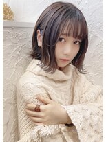 カモン(CAMON)&nbsp;CAMON.　外はね×ボブ×ラテカラー