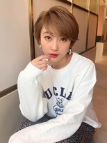 アフロート ギンザ(AFLOAT GINZA)&nbsp;【小鳥居】大人可愛い艶カラーショートボブ30代40代50代