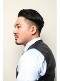 束感刈り上げビジネス七三ツーブロックアップバング233