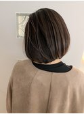 【MELGINA】コンパクトなワンカールBOB × ハイライトカラー