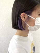 ネオリーブカップ 町田店(Neolive capu)&nbsp;切りっぱなしボブ ＊ デザインカラー【neolivecapu町田店】