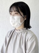 ザヘアメイクシェア(THE -HAIR MAKE SHARE-)&nbsp;20代30代40代☆大人可愛いシースルーバング＆外ハネ小顔ボブ