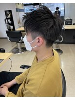 ヘアーラボ ノッシュ 六本松店(Hair Labo Nosh) 爽やか ショート アップバング