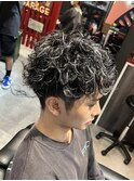スパイラル×ホワイトメッシュ