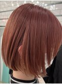 ダブルカラーオレンジベージュカラーケアブリーチハイトーン韓国