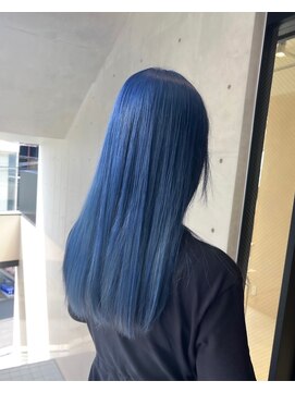 アソビセカンド 原宿(ASOBI 2nd) ロング/ネイビーブルー