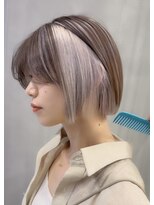 アンアミ シブヤ(Un ami shibuya) アンブレラカラー/ローライト/ハイトーンボブ