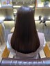 【憧れのストレートヘア☆】カット+ストレート縮毛矯正¥19140～