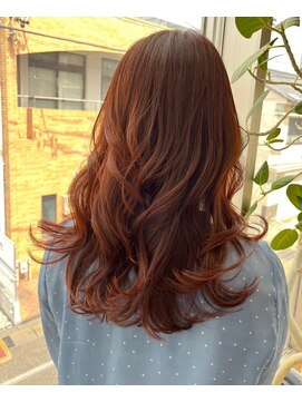 イーストハムヘッドショップ(EAST HAM head shop) ロングレイヤー×オレンジ