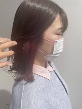 美容室 アイディー i-dee インナーピンク