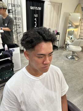 スウェル 船橋店(Swell) ハイライト/マッシュパーマ/束感/波巻き/メンズ1
