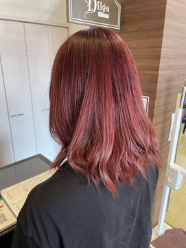 ディルガ ワッセ店(DILGA) ハイトーンピンク！