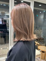 ガーデンヨコハマ(GARDEN YOKOHAMA)&nbsp;シアーカラー オリーブベージュ レイヤーカット セミディ