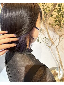 ソル(SOL by INFINI) イヤリングバイオレット