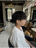 ツイストスパイラルパーマ　ツイストパーマ　海老名メンズパーマ