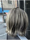 ＊夏髪＊シルバーハイトーンハイライトカラー