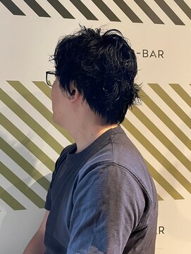 バーバーバー アカバネ(BARBER-BAR AKABANE) 働く男のボリュームダウンにポイントパーマ#2