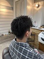 スウェル 船橋店(Swell)&nbsp;#ベリーショート#ダークアッシュ#ニュアンスパーマ#韓国マッシュ