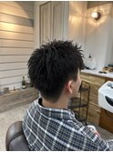 #ベリーショート#ダークアッシュ#ニュアンスパーマ#韓国マッシュ