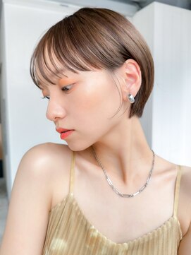 シオン(shion) 似合わせカットマロンベージュメルティカラー_79645