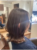 顔まわりレイヤー 外はね