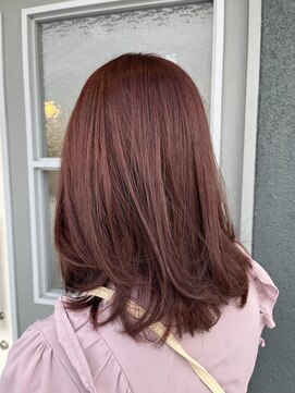 フェアリーテール つきのわ店 ノーブリーチピンクカラー