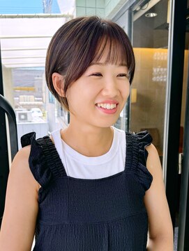 ハピネス 河原町店(Happiness) ハイライトカラー　ショートカット　京都美容室　進詩織