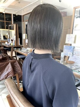 バブ バイネオリーブ(Bab by neolive) イメチェン美髪外ハネボブハイライト切りっぱなし