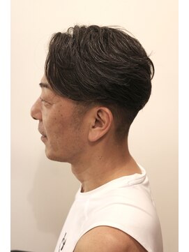 クランク(CRANK) 大人の毛流れパーマスタイル