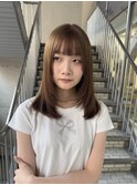 ミルクティーブラウン