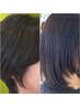 似合わせカット＋白髪染め(リタッチ)