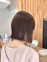 ネオリーブウリ 二子玉川店(Neolive uri)&nbsp;ホワイトグレージュミニウルフデジタルパーマチェリーブラウン