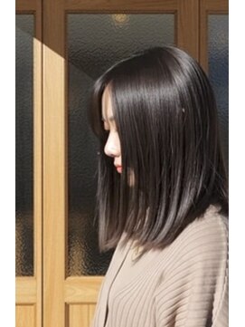 ミューバイアメイロ(mue by ameiro) 【mue】ミディアムボブ×ブラウンカラー