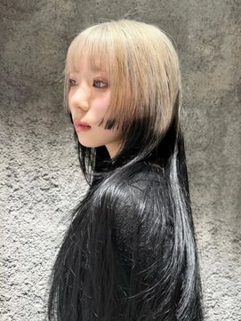 ブロック ジャポン(bloc japon) エンドカラー ブリーチ ケアブリーチ ステップカット/鳥山