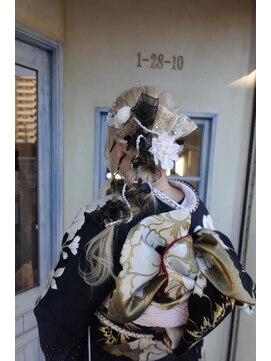 エイミーバイアフロート(amie by afloat) 成人式、編みおろし