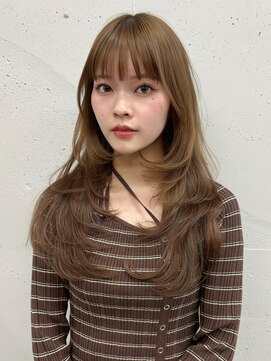 シーク 天神(SEEK) レイヤー/レイヤーカット/ベージュ/ベージュカラー