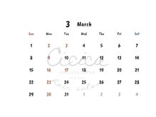 シシカ(Cicica)の雰囲気(3月のお休みは赤い数字の日です。)