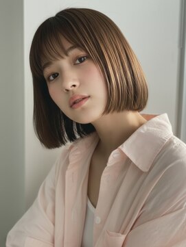 フレイムス ヘアアンドリラックス 赤羽店(Frames hair&relax) 20代30代ショートボブ/プツッとボブ/切りっぱなしボブ赤羽