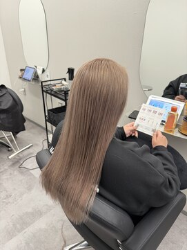 アイスプロドバイブルーム 木更津店(ice prod by bloom) イメチェン/ピンクベージュ/アンブレラカラー/前髪/木更津