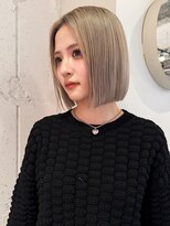 ルーム(Loom.)&nbsp;切りっぱなしボブ ハイトーンボブ ストレートボブ