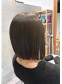 ぱつっとボブ
