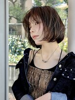 エムスラッシュ みなとみらい馬車道店(M SLASH)&nbsp;丸みボブ/切りっぱなしボブ/シースルーバング/小顔/馬車道
